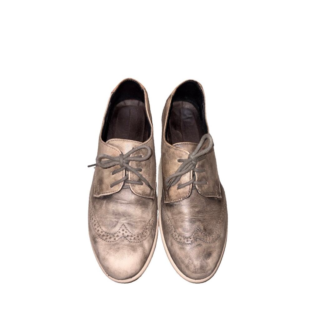 Naot LAKO Distressed Brown Leather Wingtip Oxford Shoes   Size: 40 / US 9